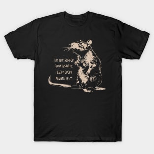 Full of Whiskers Rat Full T-Shirts for Rodent Enthusiasts T-Shirt